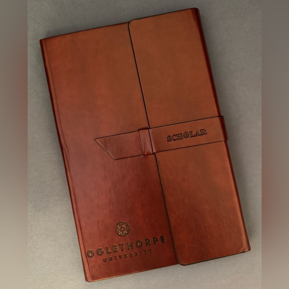 Leather Oglethorpe University Journal Portfolio